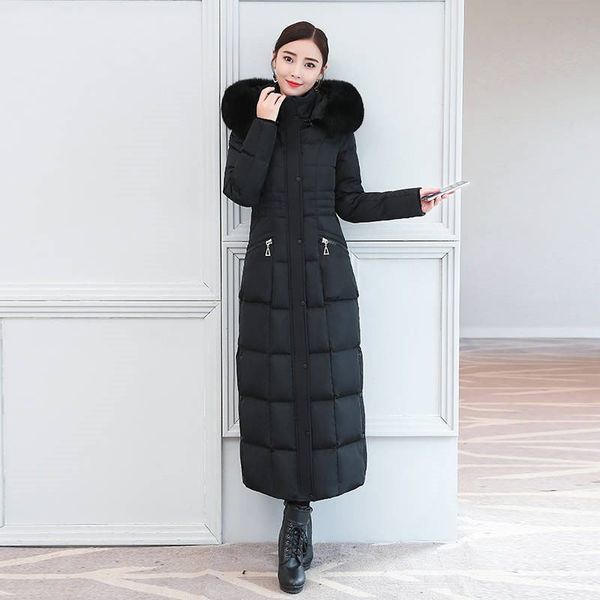 2019 new winter women big natural fur white duck down jackets female loose plus size 4xl long coats warm thicken parkas c160, Black
2019 new winter women big natural fur white duck down jackets female loose plus size 4xl long coats warm thicken parkas c160, Black