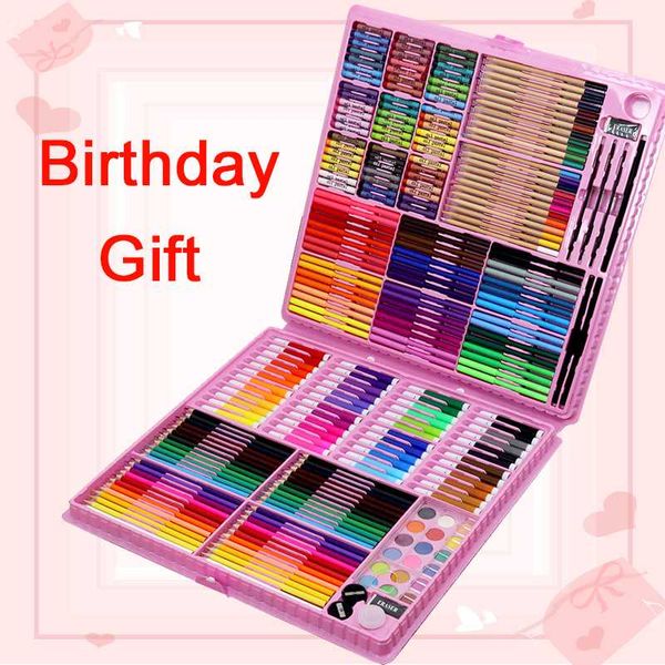 176/288pcs art sets watercolor children painting drawing tools art marker brush pen supplies kids for gift box office stationery
176/288pcs art sets watercolor children painting drawing tools art marker brush pen supplies kids for gift box office stationery