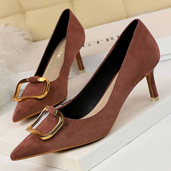 bigtree shoes kitten heels metal button women pumps suede women shoes high heels office women heels ladies shoes ing, Black
bigtree shoes kitten heels metal button women pumps suede women shoes high heels office women heels ladies shoes ing, Black