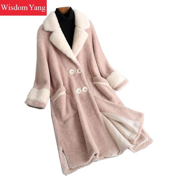 elegant pink winter warm fleece womens coat sheep wool collar coats long oversize streetwear offies ladies overcoat outerwear, Black
elegant pink winter warm fleece womens coat sheep wool collar coats long oversize streetwear offies ladies overcoat outerwear, Black