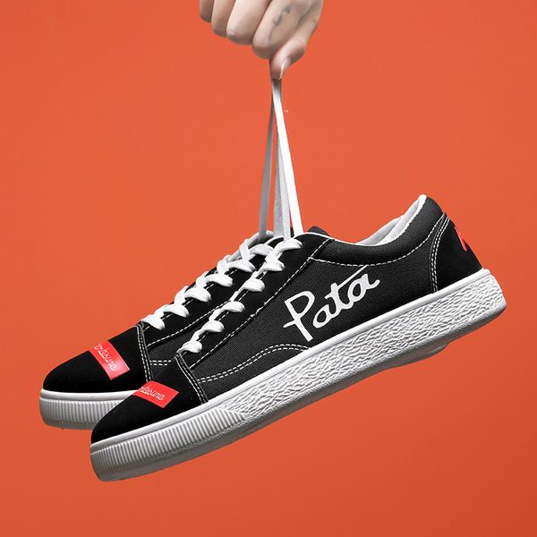 2020 new couple pata canva shoes flat shoes classic white black autumn walking luxury mens womens casual shoes
2020 new couple pata canva shoes flat shoes classic white black autumn walking luxury mens womens casual shoes