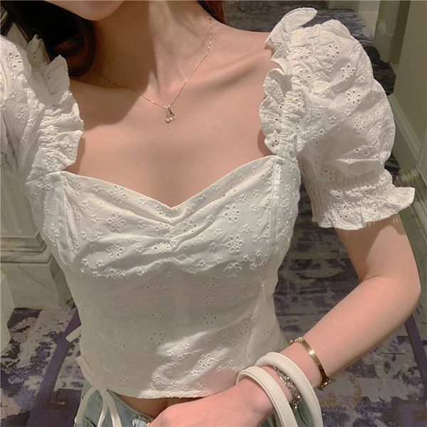 нана мода женская одежда магазин puff sleeve французский площади воротник с коротким рукавом рубашки кружева лук короткие тонкая рубашка мод, White
нана мода женская одежда магазин puff sleeve французский площади воротник с коротким рукавом рубашки кружева лук короткие тонкая рубашка мод, White