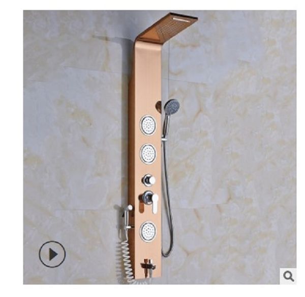 2020 multi function shower screen, shower set, six step water outlet stainless steel shower screen bath accessory set
2020 multi function shower screen, shower set, six step water outlet stainless steel shower screen bath accessory set