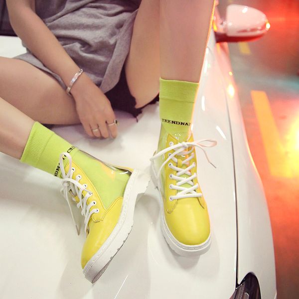 women's sneakers summer 2019 transparent new platform casual shoes female fashion high womans xyz94, Black 
women's sneakers summer 2019 transparent new platform casual shoes female fashion high womans xyz94, Black