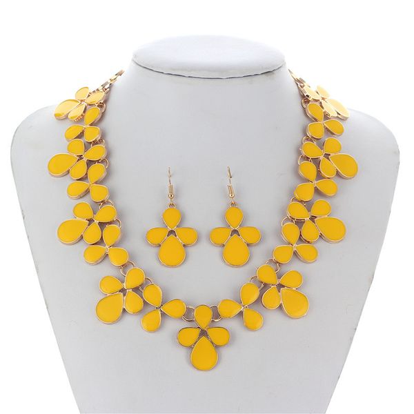 essabesa europe and america fashion necklace earrings set exotic snake bones chain creative oil drop alloy necklace, Silver
essabesa europe and america fashion necklace earrings set exotic snake bones chain creative oil drop alloy necklace, Silver