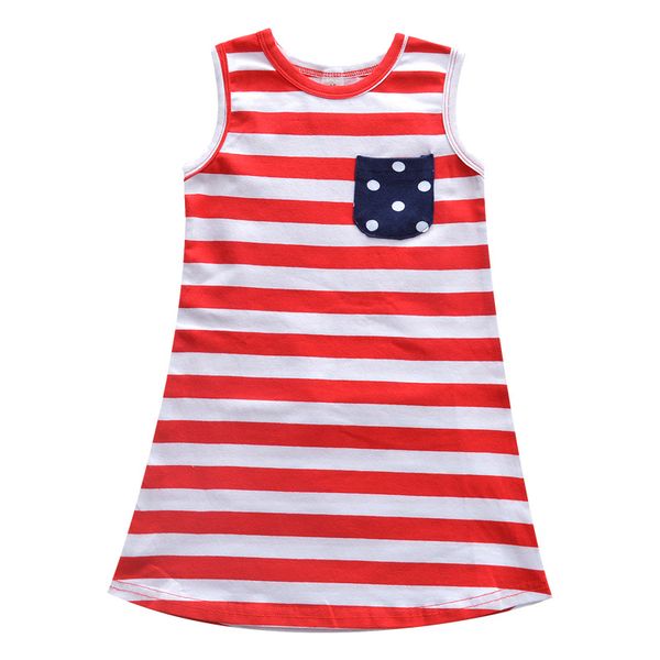 kids striped vest dress mother with daughter tassels beach dress american flag independence national day usa 4th july o-neck, Blue
kids striped vest dress mother with daughter tassels beach dress american flag independence national day usa 4th july o-neck, Blue