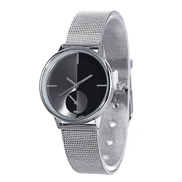 mesh band couple wristwatch lover's simple casual watch fashion stainless steel gadget male clock hodinky quartz watches, Slivery;brown
mesh band couple wristwatch lover's simple casual watch fashion stainless steel gadget male clock hodinky quartz watches, Slivery;brown