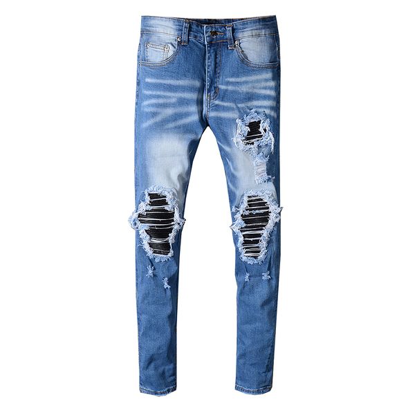 jeans men blue casual skinny jeans men slim biker hip hop ripped for stretch denim pants
jeans men blue casual skinny jeans men slim biker hip hop ripped for stretch denim pants