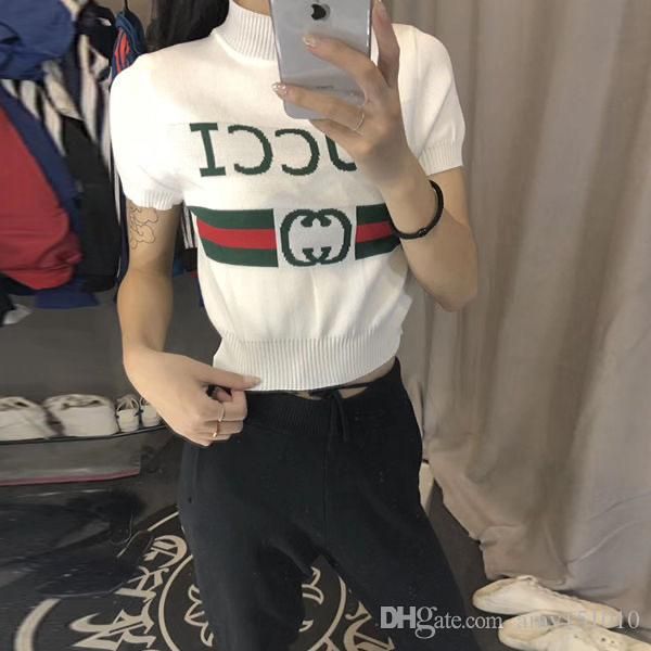 social girl sweater quick hand web celebrity douge the same round collar turtleneck monogram print tights knit, White;black
social girl sweater quick hand web celebrity douge the same round collar turtleneck monogram print tights knit, White;black