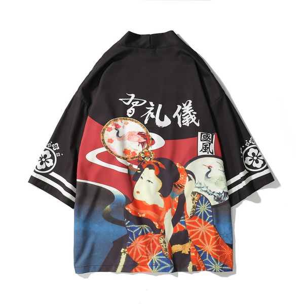 #4240 japanese kimono jacket men loose coat cardigan sunscreen harajuku kimono robe patterns casual streetwear windbreaker mens, Black;brown
#4240 japanese kimono jacket men loose coat cardigan sunscreen harajuku kimono robe patterns casual streetwear windbreaker mens, Black;brown