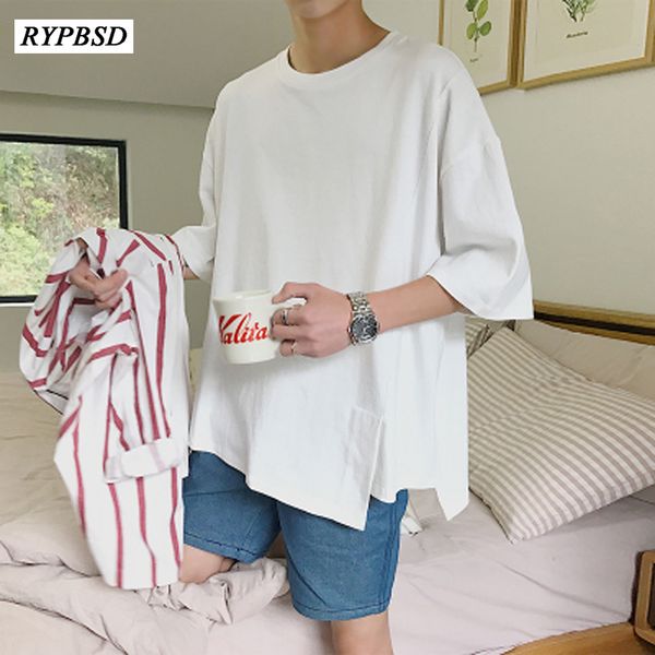 mens t shirts fashion 2019 korean men oversize solid color men round neck t shirt short sleeve camisetas hombre 4 colors y19072201, White;black
mens t shirts fashion 2019 korean men oversize solid color men round neck t shirt short sleeve camisetas hombre 4 colors y19072201, White;black