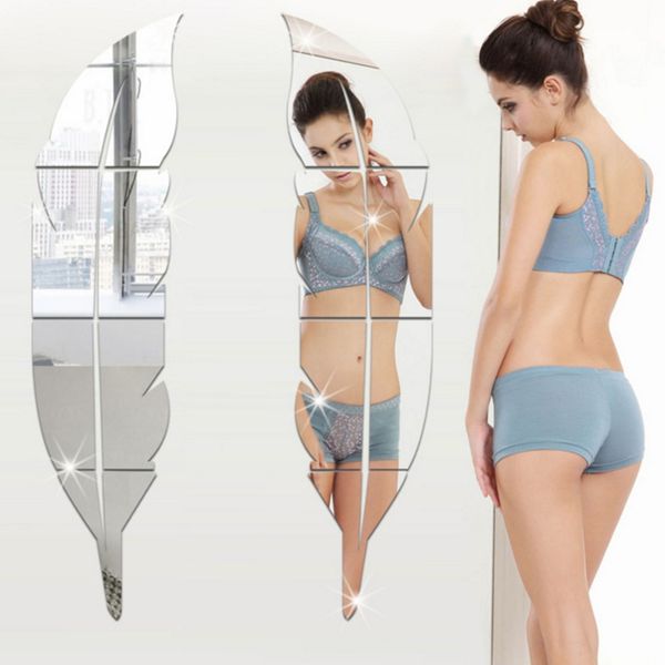 diy modern plume feather acrylic mirror wall sticker
diy modern plume feather acrylic mirror wall sticker