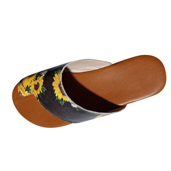 designer-sunflower slippers wedges open toe print sandals beach shoes roman slippers sandals, Black
designer-sunflower slippers wedges open toe print sandals beach shoes roman slippers sandals, Black