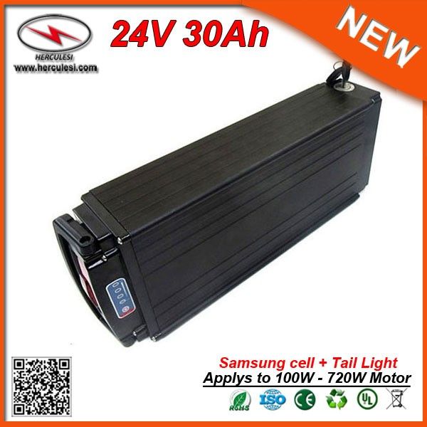 powerful 700w electric bike battery 24v 30ah with tail light used s amsung 3.0ah cell & 30a bms + 2a charger ing
powerful 700w electric bike battery 24v 30ah with tail light used s amsung 3.0ah cell & 30a bms + 2a charger ing