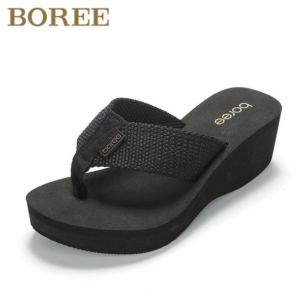 slippers boree 2021 flip-flops women shoes outdoor indoor beach with high heels platform lady slides zapatos de mujer, Black
slippers boree 2021 flip-flops women shoes outdoor indoor beach with high heels platform lady slides zapatos de mujer, Black