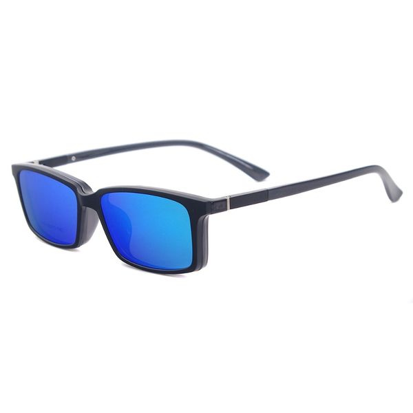 tendaglasses lightweight flexible rectangular tr90 men women prescription eyeglass frame with polarized clip on sunglasses, Silver
tendaglasses lightweight flexible rectangular tr90 men women prescription eyeglass frame with polarized clip on sunglasses, Silver