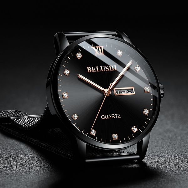 relogio masculino fashion mens watch waterproof slim mesh steel classic quartz thin wristwatch mens montre homme, Slivery;brown
relogio masculino fashion mens watch waterproof slim mesh steel classic quartz thin wristwatch mens montre homme, Slivery;brown