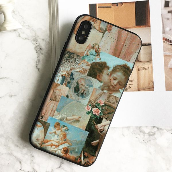 fundas luxury angels aesthetic phone case for iphone 11 pro xs max xr 8 7 6s plus 5 se case soft black tpu silicone cover.
fundas luxury angels aesthetic phone case for iphone 11 pro xs max xr 8 7 6s plus 5 se case soft black tpu silicone cover.