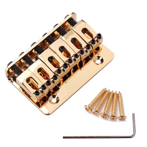 electric guitar hard tail bridge saddle tailpiece for 6 string guitar replacement parts, golden
electric guitar hard tail bridge saddle tailpiece for 6 string guitar replacement parts, golden