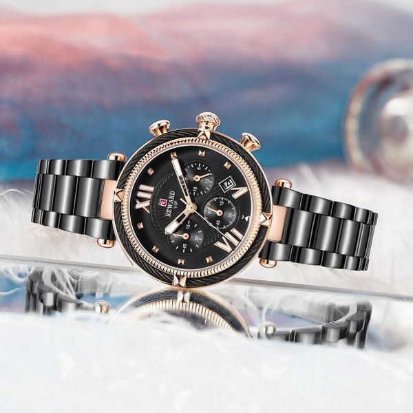 reward ladies watch fashion three eyes six needles with calendar quartz sports women's watch ladies watches female women, Slivery;brown
reward ladies watch fashion three eyes six needles with calendar quartz sports women's watch ladies watches female women, Slivery;brown