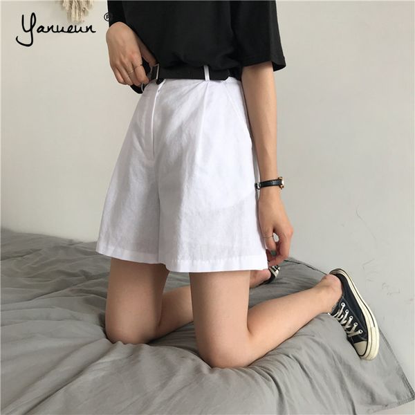 yanueun 2020 new solid casual women's shorts high waist pockets elastic waist casual summer shorts ladies bottom, White;black
yanueun 2020 new solid casual women's shorts high waist pockets elastic waist casual summer shorts ladies bottom, White;black