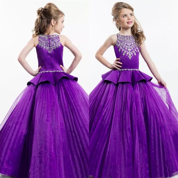 2019 purple flower girls dress ball gown rhinestones crystal beads sleeveless girls pageant dresses for kids, White;blue
2019 purple flower girls dress ball gown rhinestones crystal beads sleeveless girls pageant dresses for kids, White;blue