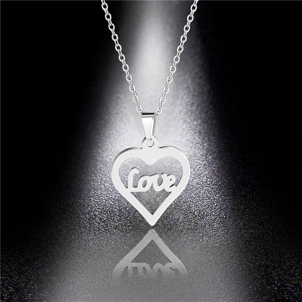 fashion heart cute love letter pendant necklace female elegant creative choker clavicle necklaces girlfriend gifts women jewelry, Silver
fashion heart cute love letter pendant necklace female elegant creative choker clavicle necklaces girlfriend gifts women jewelry, Silver
