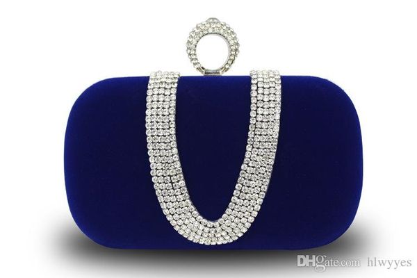 selling fashion female diamond u shape diamond ring velvet evening bag luxury finger clutch purse wedding party bag with chain
selling fashion female diamond u shape diamond ring velvet evening bag luxury finger clutch purse wedding party bag with chain