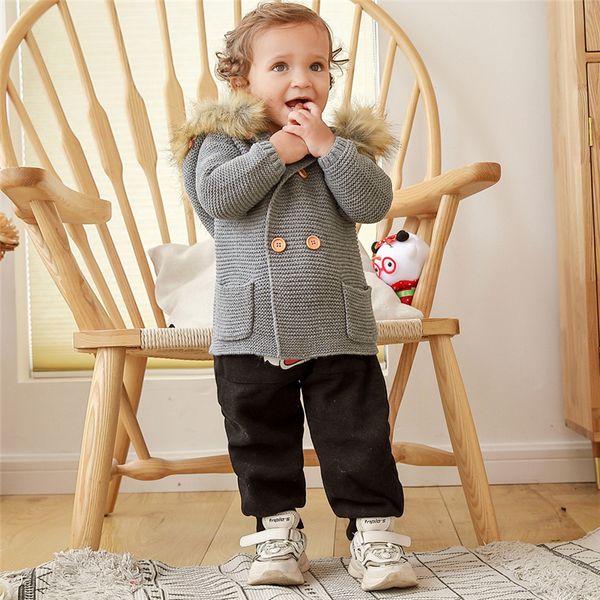 newborn infant baby boy girl clothes winter warm sweaters coat long sleeve knit hooded fur sweater outfit baby kid outerwear, White
newborn infant baby boy girl clothes winter warm sweaters coat long sleeve knit hooded fur sweater outfit baby kid outerwear, White