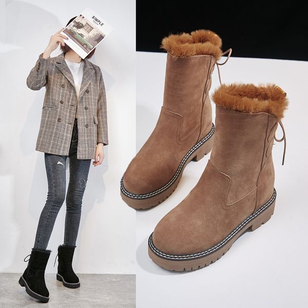ins women ankle boots cow suede 22-24.5cm ankle boots for women womens natural leather snow winter, Black
ins women ankle boots cow suede 22-24.5cm ankle boots for women womens natural leather snow winter, Black