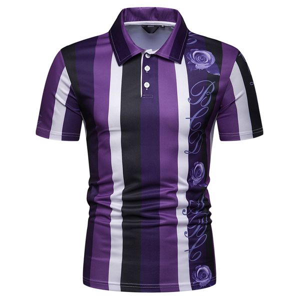 2019 new style summer men's short sleeve shirt, men's contrast color stripes slim fit fold-down collar leisure t-shirt pl63, White;black
2019 new style summer men's short sleeve shirt, men's contrast color stripes slim fit fold-down collar leisure t-shirt pl63, White;black