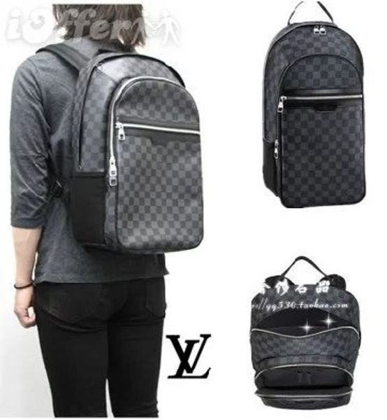 good quality pu leather backpack damierr graphite canvas backpacks bag n58024 man's bag school bag purse
good quality pu leather backpack damierr graphite canvas backpacks bag n58024 man's bag school bag purse