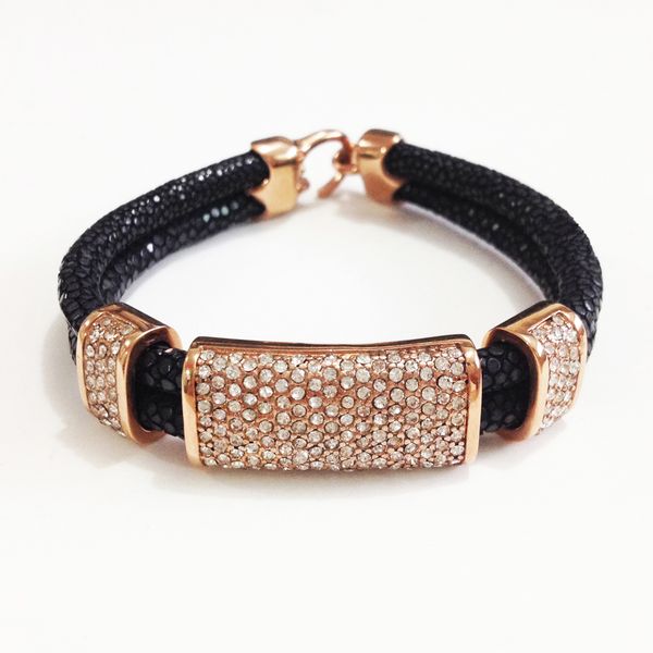 high end stingray charm bracelet with suqare crystal for men's stingray bracelet genuine leather bangles, Golden;silver
high end stingray charm bracelet with suqare crystal for men's stingray bracelet genuine leather bangles, Golden;silver