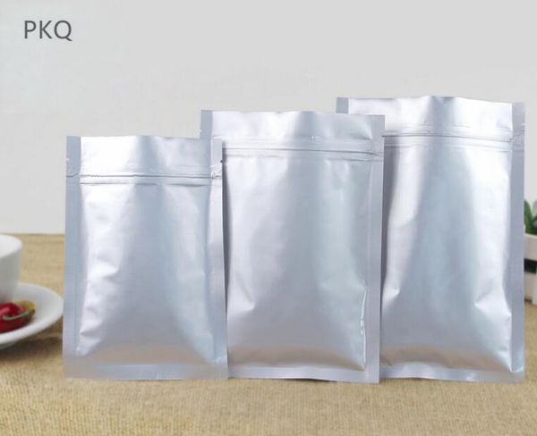 100pcs 14sizes silver aluminum foil flat bottom bag zip lock seal bags for sample candy party gift packaging pouch
100pcs 14sizes silver aluminum foil flat bottom bag zip lock seal bags for sample candy party gift packaging pouch