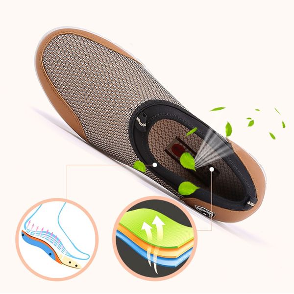 sagace men's casual shoes sneakers mesh breathable comfortable loafers large size 39-48 mans footwear slip-on anti-odor scarpe, Black
sagace men's casual shoes sneakers mesh breathable comfortable loafers large size 39-48 mans footwear slip-on anti-odor scarpe, Black