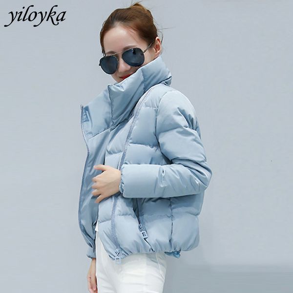 women short jacket parkas mujer 2019 winter jacket coat fashion autumn solid warm casual padded down parka female coat women y190926, Black;white
women short jacket parkas mujer 2019 winter jacket coat fashion autumn solid warm casual padded down parka female coat women y190926, Black;white