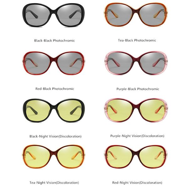 wihoda pchromic women polarized night vision driving glasses , tac oval oversize sunglasses yellow goggles uv400 s181, Silver
wihoda pchromic women polarized night vision driving glasses , tac oval oversize sunglasses yellow goggles uv400 s181, Silver