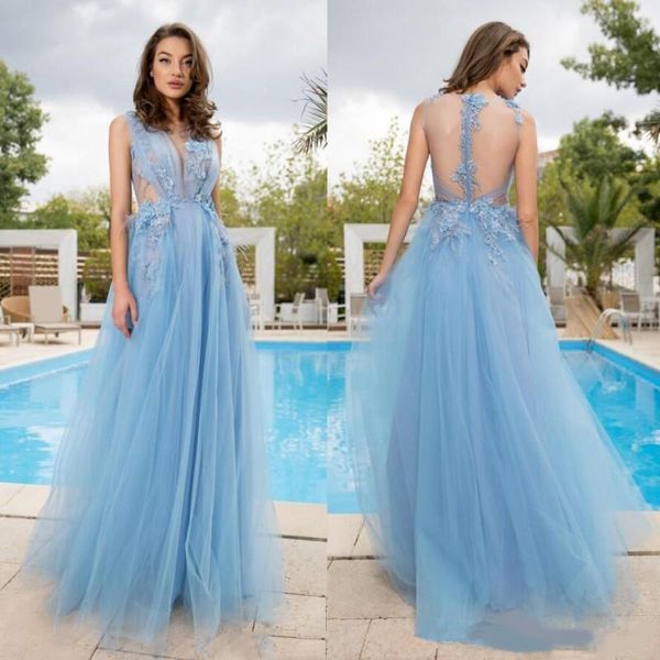 setwell light sky blue a-line evening dress backless lace appliques sleeves pleated floor length prom party gown, Black;red
setwell light sky blue a-line evening dress backless lace appliques sleeves pleated floor length prom party gown, Black;red