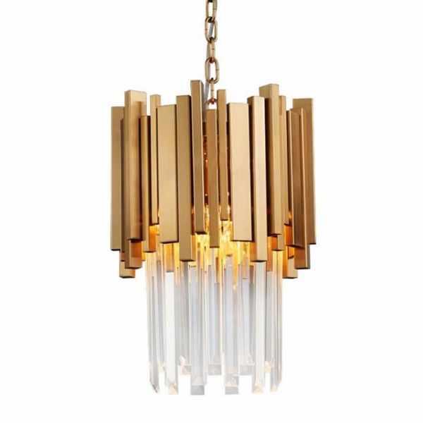 golden crystal pendant light modern chain crystal pendant light stainless steel hanging lighting for dining room l living room
golden crystal pendant light modern chain crystal pendant light stainless steel hanging lighting for dining room l living room