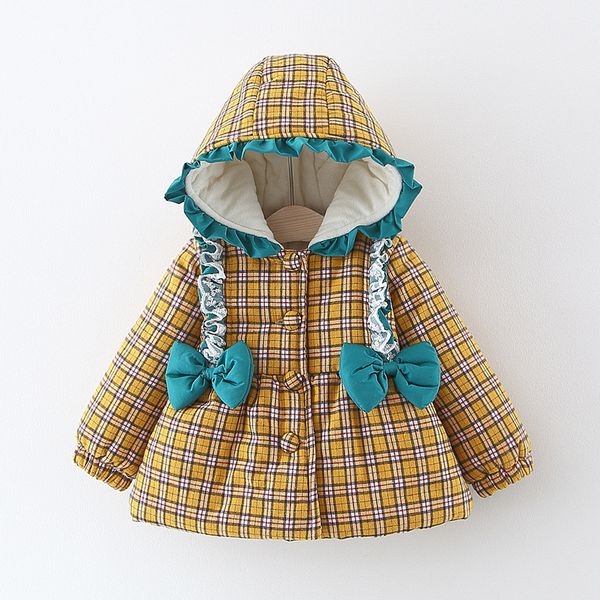 winter girls jacket cotton-padded bow plaid thickened 2020 children's clothes wholesale, Blue;gray
winter girls jacket cotton-padded bow plaid thickened 2020 children's clothes wholesale, Blue;gray