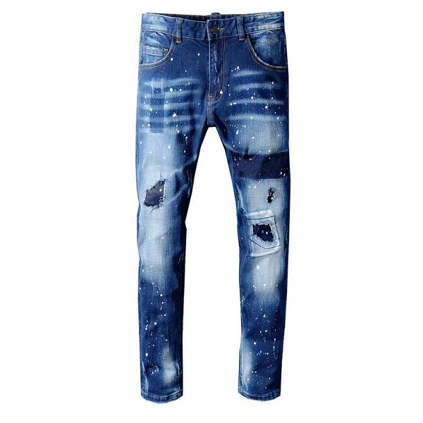 2019 brand mens designer jeans distressed ripped ff biker jeans slim fit motorcycle biker denim jeans fashion designer promotion, Blue
2019 brand mens designer jeans distressed ripped ff biker jeans slim fit motorcycle biker denim jeans fashion designer promotion, Blue