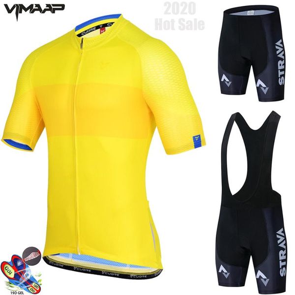 new 2020 yellow strava cycling team jersey 19d bike shorts set quick dry mens bicycle clothes team pro bike maillot culotte, Black;blue
new 2020 yellow strava cycling team jersey 19d bike shorts set quick dry mens bicycle clothes team pro bike maillot culotte, Black;blue