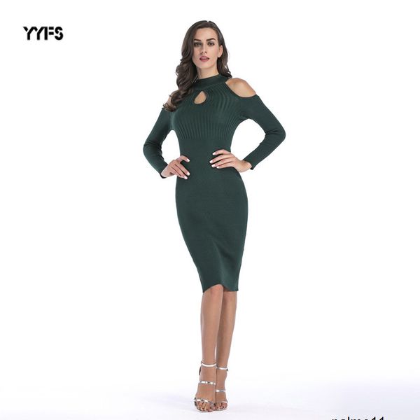 womens designer off-the-shoulder knit dress decoration body was thin bag hip long skirt female 9era, Black;gray
womens designer off-the-shoulder knit dress decoration body was thin bag hip long skirt female 9era, Black;gray