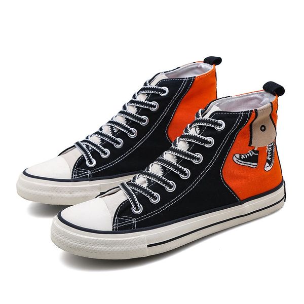 fashion men sneakers high canvas shoes mens wear casual lightweight walking male sneakers chaussure homme sport running shoe, Black
fashion men sneakers high canvas shoes mens wear casual lightweight walking male sneakers chaussure homme sport running shoe, Black