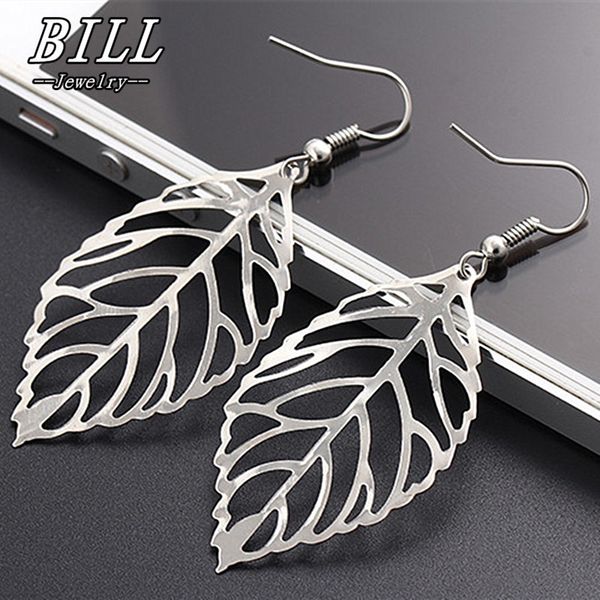 es046 2018 pendientes mujer fashion jewelry hollow leaves dangling long statement drop earrings for women big leaf brincos hot, Silver
es046 2018 pendientes mujer fashion jewelry hollow leaves dangling long statement drop earrings for women big leaf brincos hot, Silver
