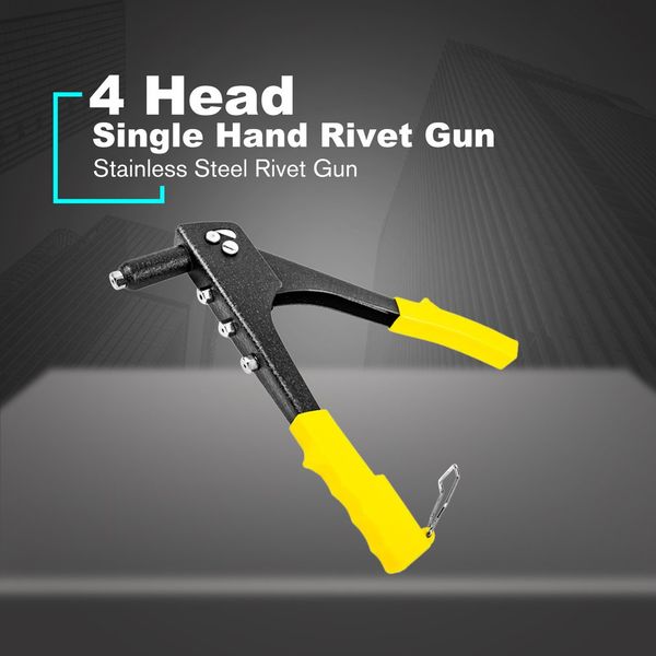 stainless steel manual single hand rivet gun 4 head nozzle blind riveter set for workshop/heavy duty tools repair
stainless steel manual single hand rivet gun 4 head nozzle blind riveter set for workshop/heavy duty tools repair