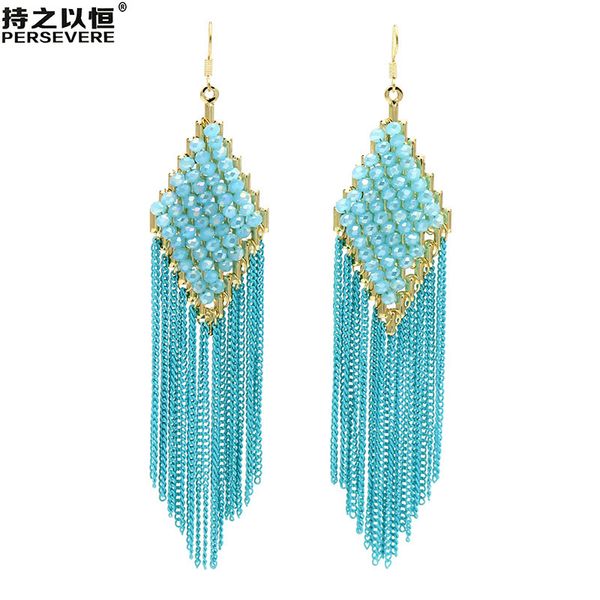 trend crystal beaded rhombus dangle long chain tassel earrings for women ladies bohemian handmade fashion jewelry 2020, Golden
trend crystal beaded rhombus dangle long chain tassel earrings for women ladies bohemian handmade fashion jewelry 2020, Golden