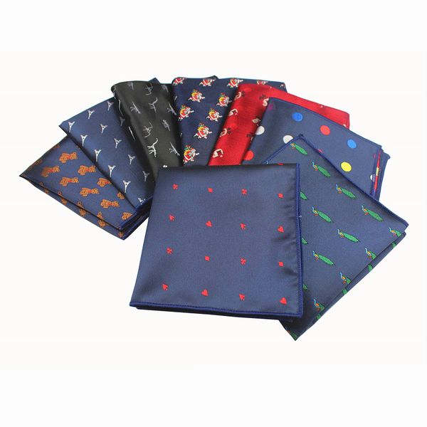 gusleson new design gentlemen style creative animal christmas handkerchief for men suit pocket square wedding hanky chest towel t200618, Blue;white
gusleson new design gentlemen style creative animal christmas handkerchief for men suit pocket square wedding hanky chest towel t200618, Blue;white