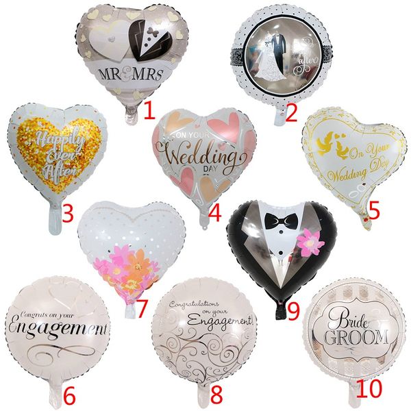 50pcs/lot new 18-inch heart-shaped groom, bride dress, aluminum balloon, wedding party, decorative balloons, high quality
50pcs/lot new 18-inch heart-shaped groom, bride dress, aluminum balloon, wedding party, decorative balloons, high quality