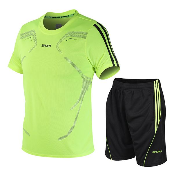 casual tracksuit men 2pieces set sportsuits summer men's sets quick dry striped fitness t-shirt+short pants suit sportswear male, Gray
casual tracksuit men 2pieces set sportsuits summer men's sets quick dry striped fitness t-shirt+short pants suit sportswear male, Gray